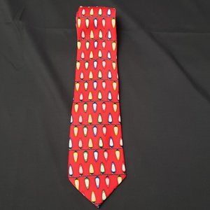American Accessories Christmas String of Lights Tie
